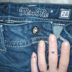 7 pairs of Miss Me jeans size 28